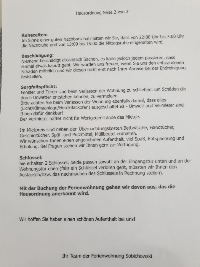 Ferienwohnung Sobichowski ルスト エクステリア 写真